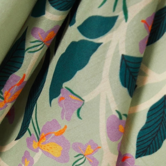 Agua By Agua Bendita Ebano Floral Print Underwired One-Piece Swimsuit S - Picture 6 of 9